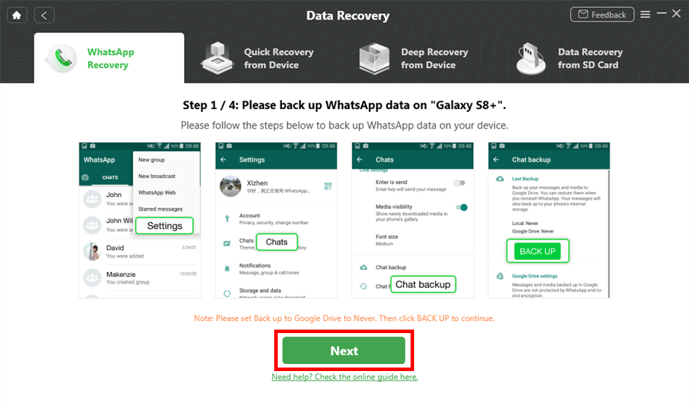 Chat recover whatsapp how to How to