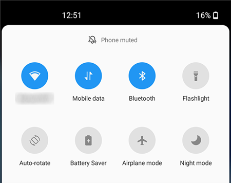 Enable Android Airplane Mode