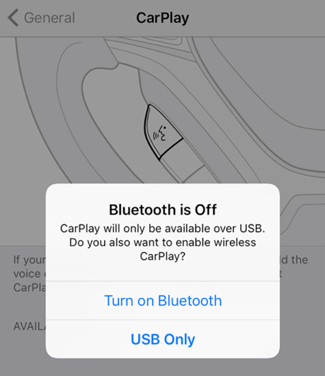 Enable CarPlay on iPhone