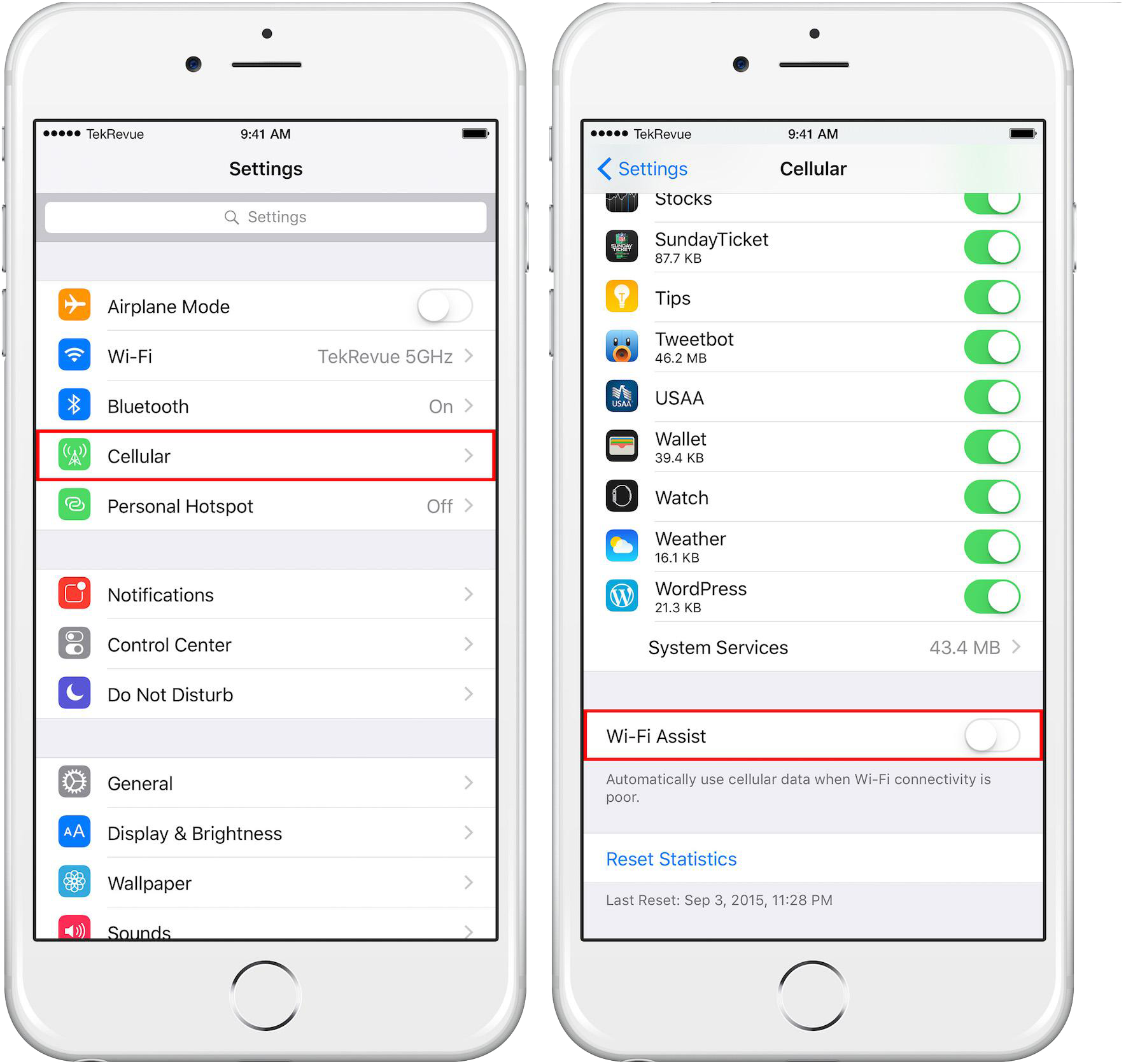 How to Enable/Disable Wi-Fi Assist on iOS 9/iOS 10