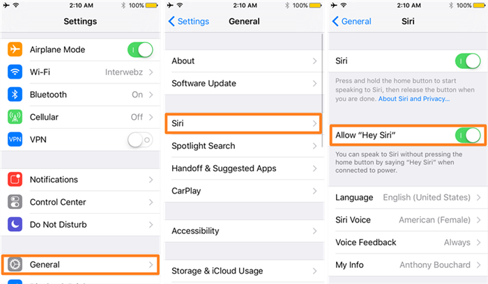 Enable Hey Siri on Your iPhone