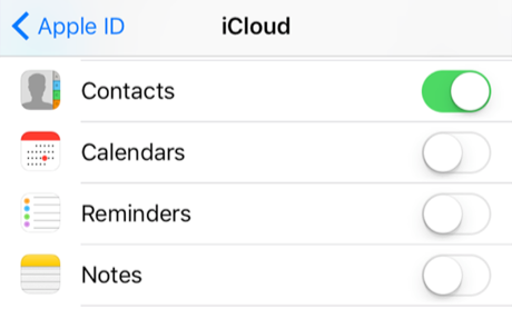 Enable Notes to Sync with iCloud Account