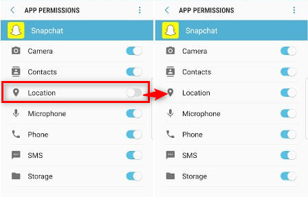 Enable Snapchat Location