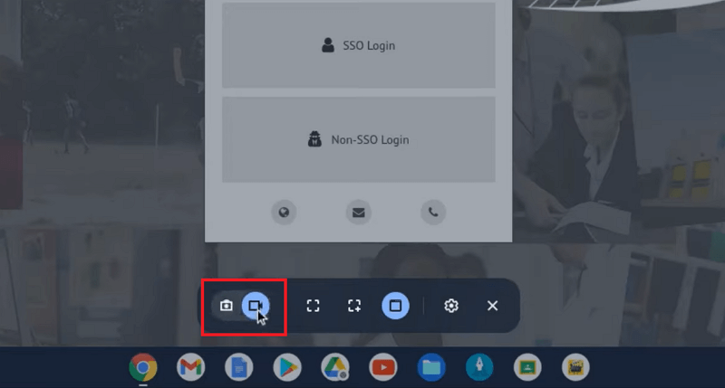 Enable the video icon from the toolbar