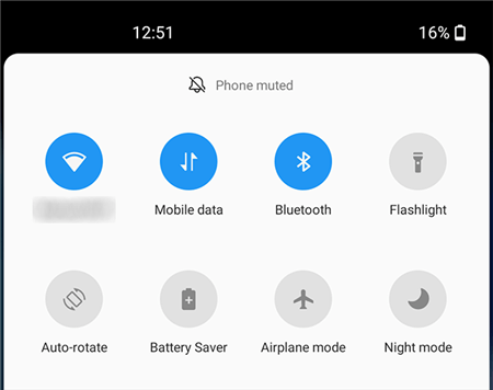 pda net causing phone to turn off randomly