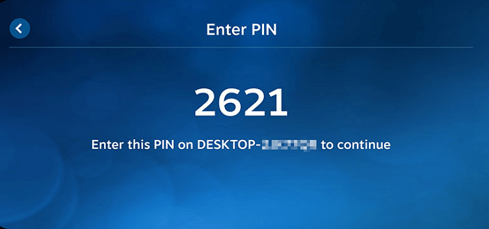 Enter Steam Link Pin Code