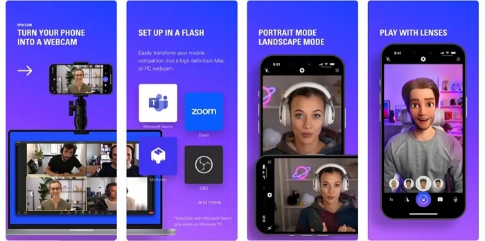 EpocCam Webcam for iPhone