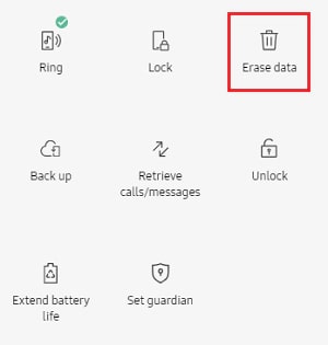 Erase Data on Samsung Remotely
