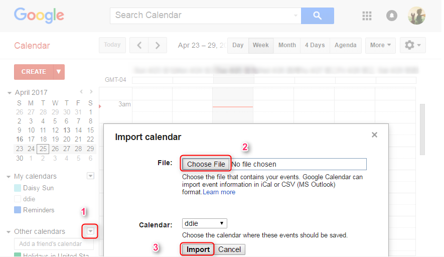 Share iCloud Calendar with Google via AnyTrans - Step 5
