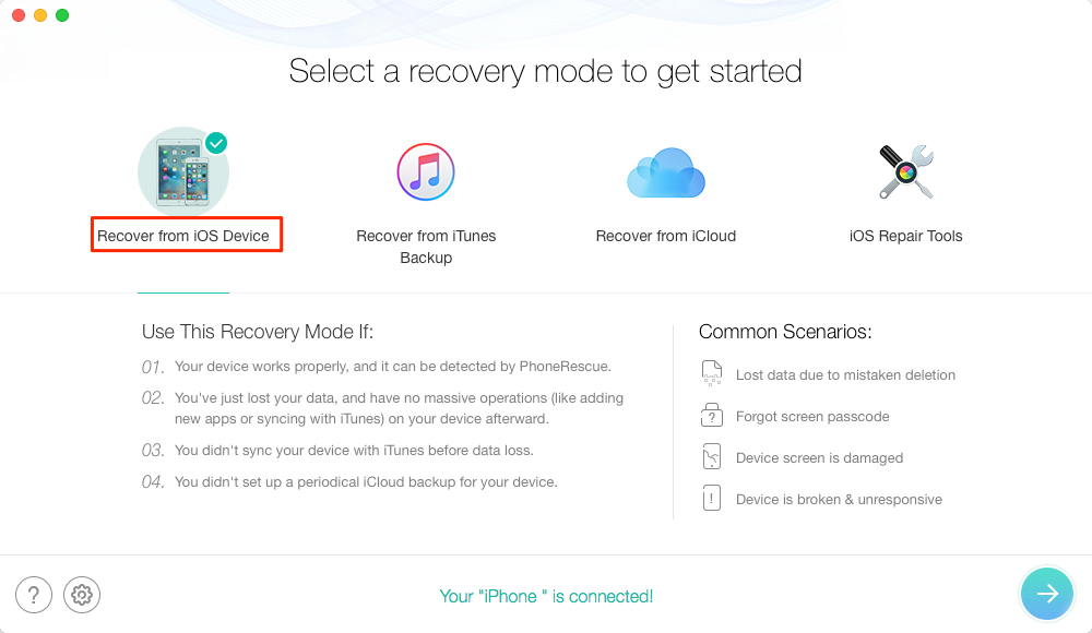 Export LINE Messages from iPhone 6s – Step 1