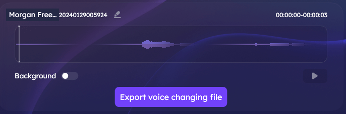 Export Voice Changing File