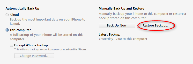 Extract Skype Messages from iTunes Backup - Step 3