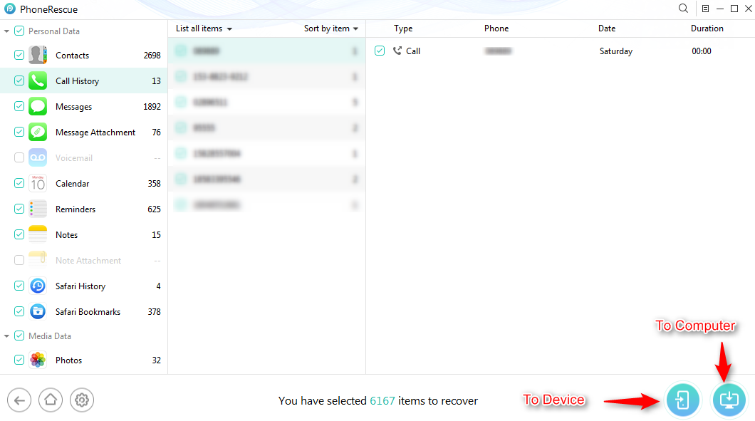 How to View iCloud Backup Data - Step 4