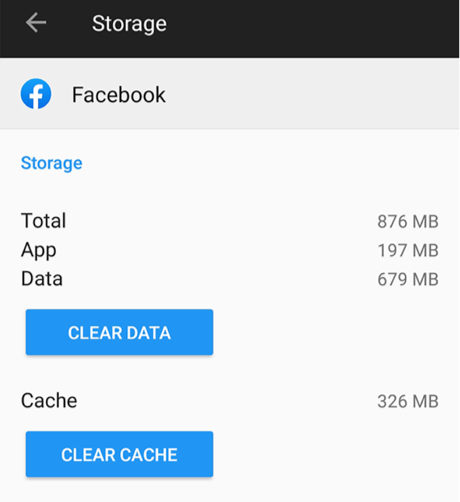 Fix Facebook Not Working on Android - Remove Cache Files