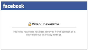 Видео на Facebook не воспроизводятся
