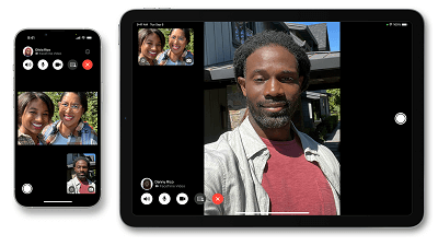 FaceTime calls on iPhone and iPad