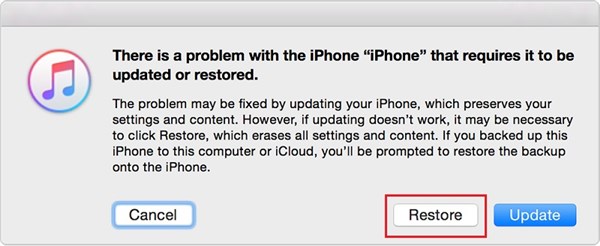 Factory Reset iPhone/iPad in the Recovery Mode