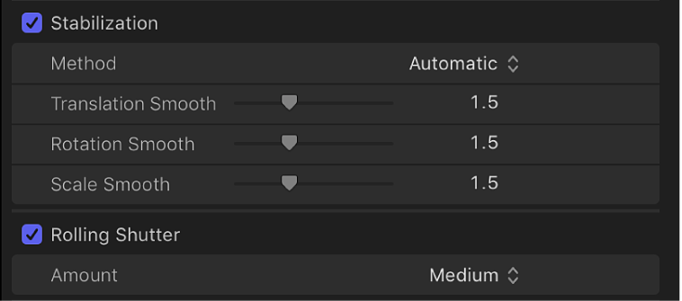 Automatic Stabilization