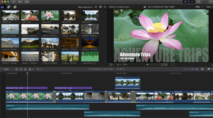 Final Cut Pro X Interface