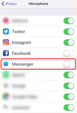 How to Fix Facebook Messenger not Working on iPhone - Allow Messenger to Access Microphone