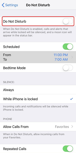 How to Fix Facebook Notifications Not Working on iPhone - Do Not Disturb