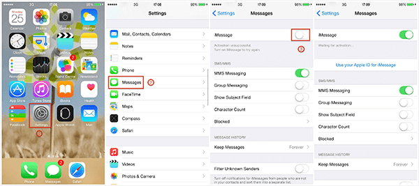 Fix iMessage Needs to Be Enabled to Send This Message - Enable iMessage