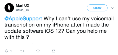 iOS Voicemail Transcription Not Working