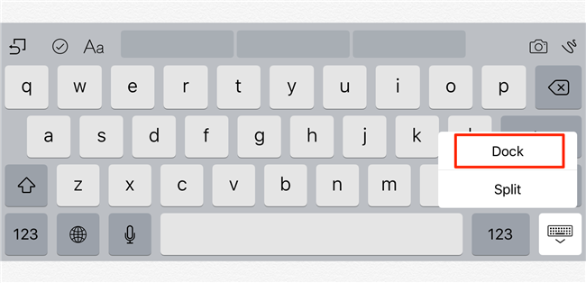 Fix iPad Keyboard in Middle of Screen