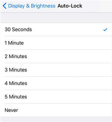 Turn on Auto Lock on your iPhone