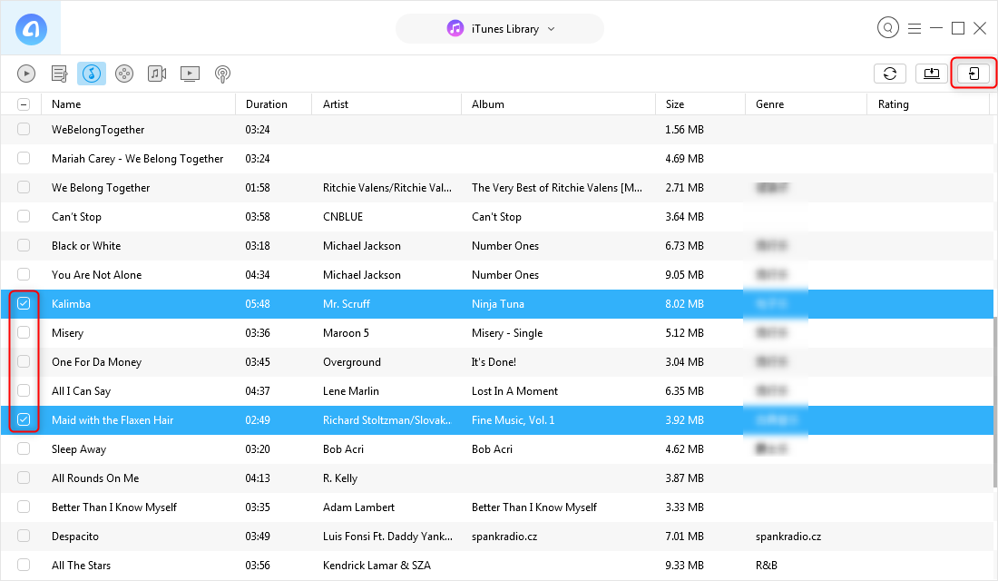 Sync Songs from iTunes to iPhone – Step 2