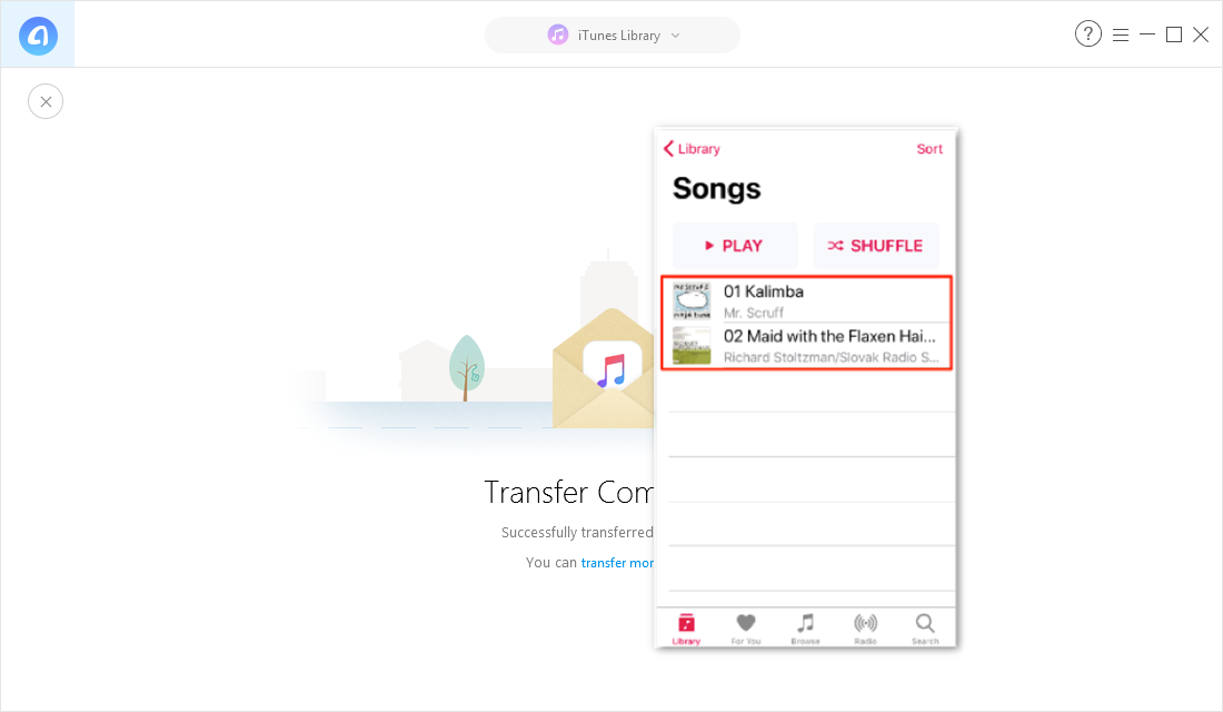 Sync Songs from iTunes to iPhone – Step 3