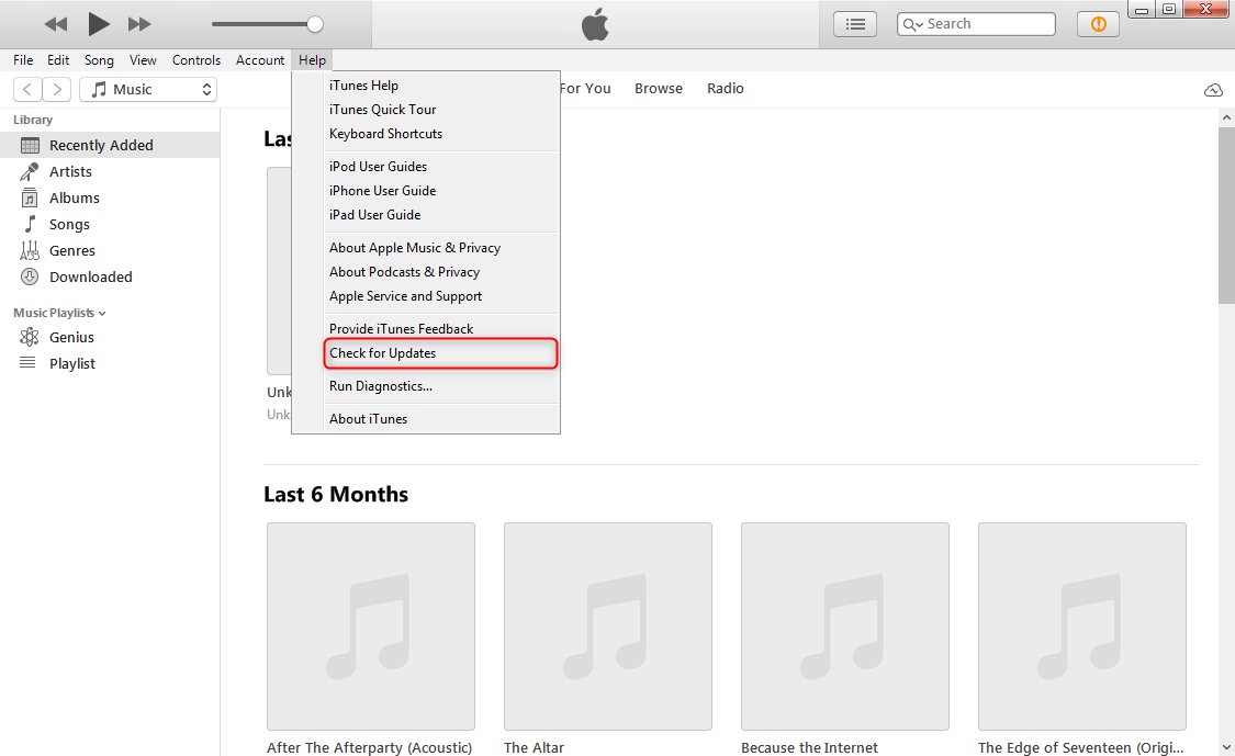 How to Fix iTunes Error 2002 - Update iTunes to the Latest Version