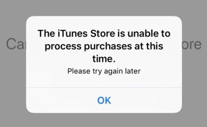 Fix The iTunes Store is Unable to Process Purchases at This Time Issue