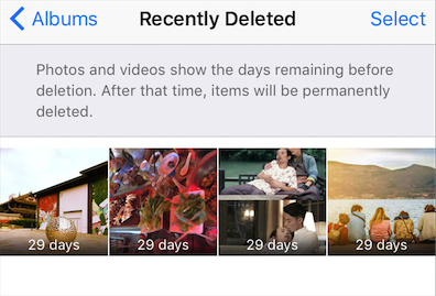 Fix iPhone 8/X Photos Disappeared by Recently Deleted Album