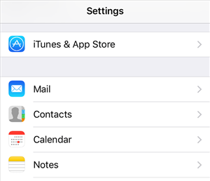 Access iTunes & App Store in the Settings Menu