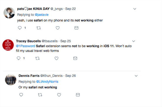 Safari Not Working in iOS from Some Users on Twitter