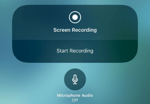 iphone screen recording no sound