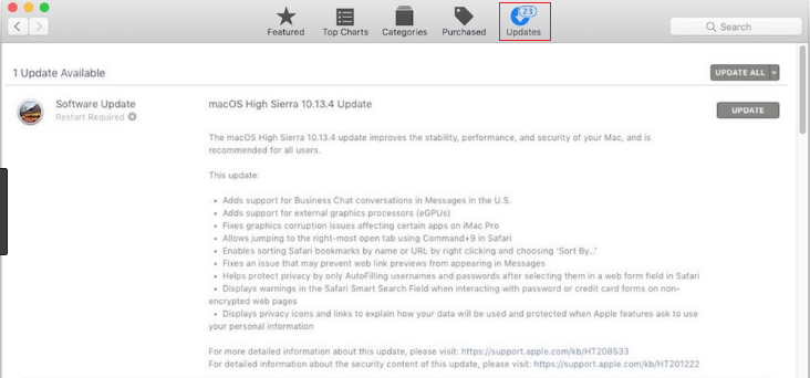 Update for Mac Earlier OS