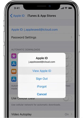 Unlock Apple ID with iForgot