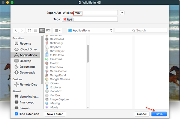 How to Use QuickTime to Convert Videos on a Mac – Step 3