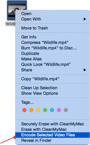How to Use Finder to Convert Videos on a Mac – Step 1