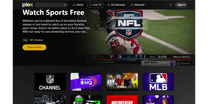 Best Free Sports Streaming Sites - Plex