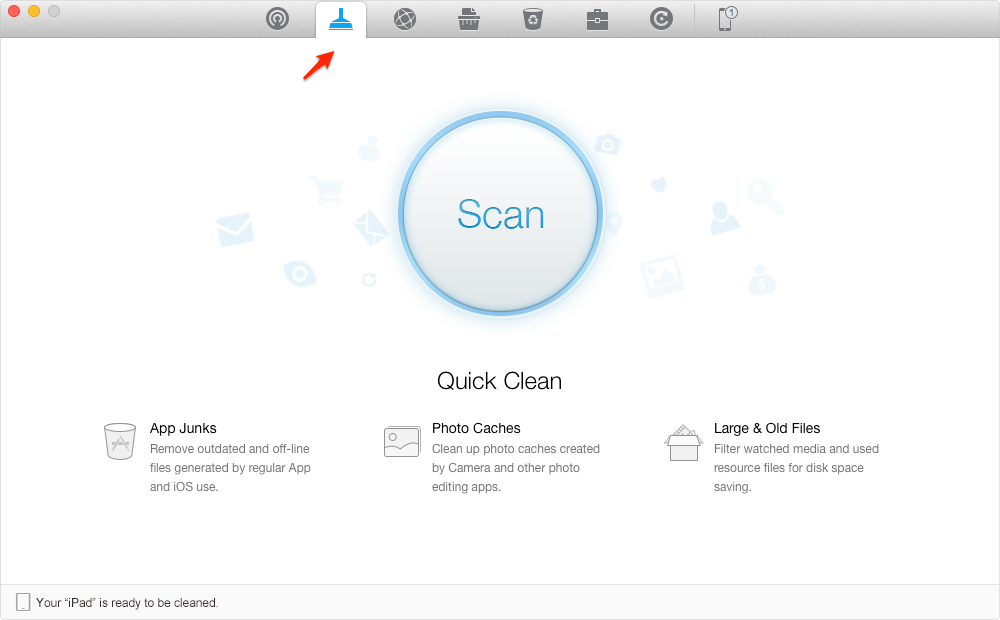 How to Free Up Space on iPad Air or iPad mini – Step 1