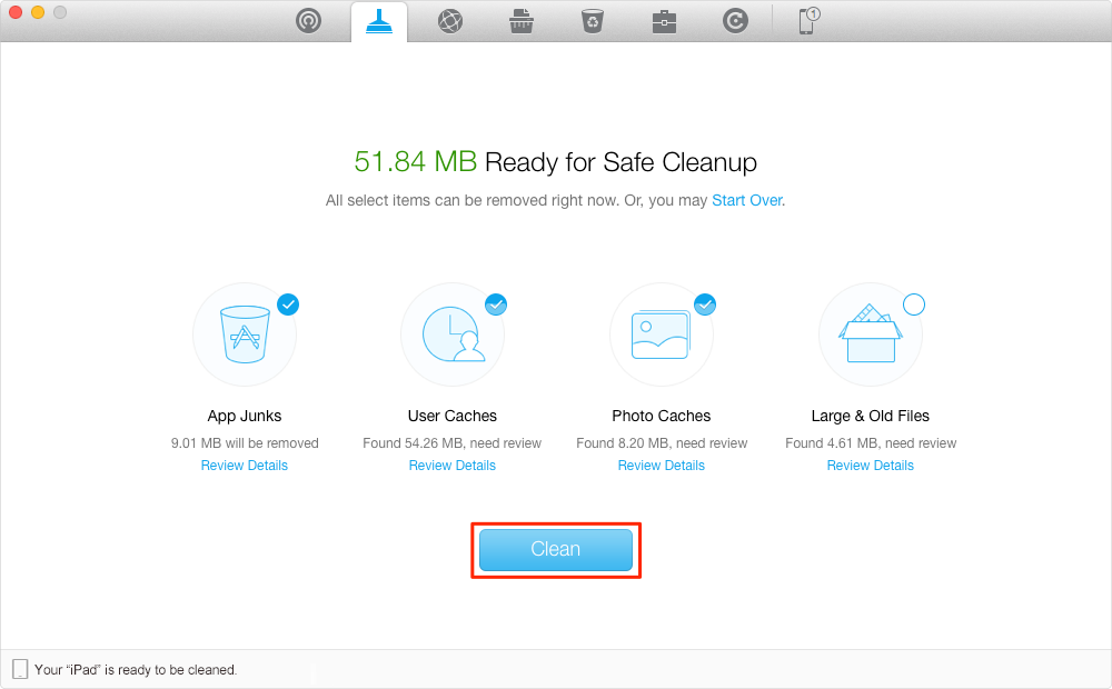 How to Free Up Space on iPad Air or iPad mini – Step 2