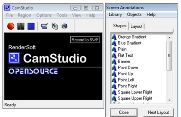 Free Video Recorder for PC - CamStudio