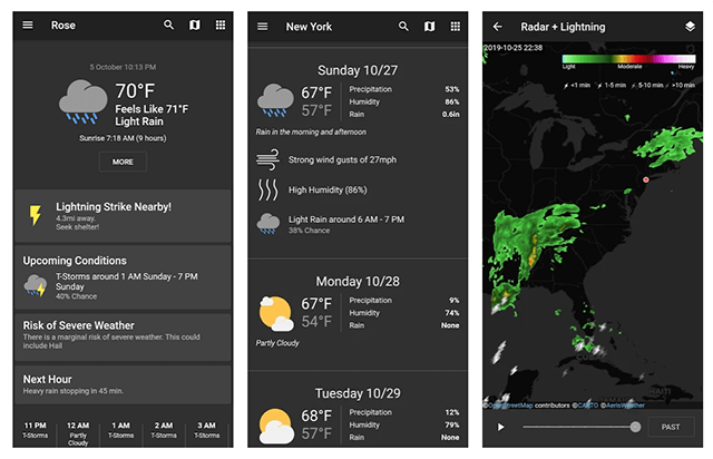 Shadow Weather - an intelligent weather app