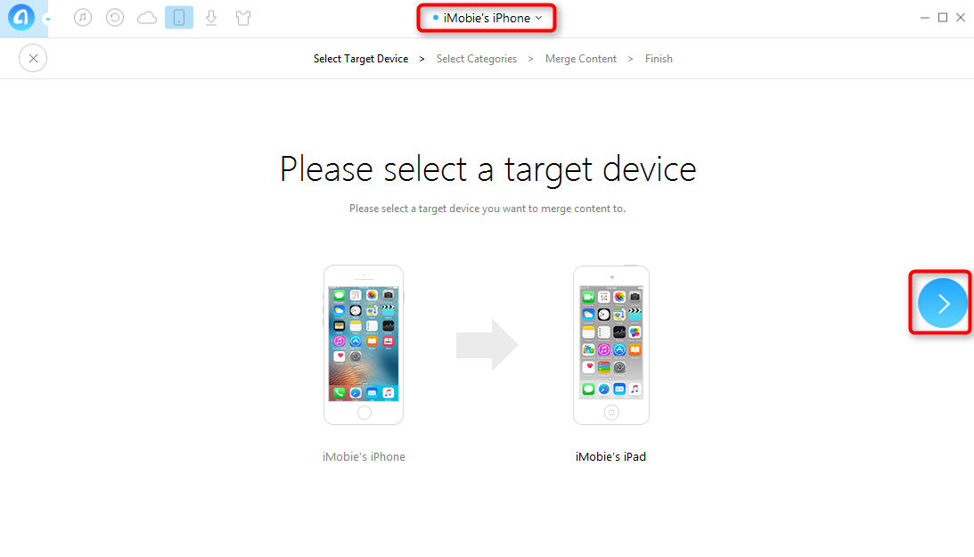 How to Transfer Paper Toss Game Data Between iPhone/iPad - Step 2