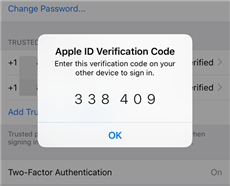 Get Apple ID Verification Code