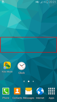 How to Get Google Search Bar on Android Home Screen - Step 1