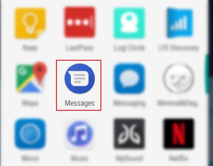 how to find archive text messages on android